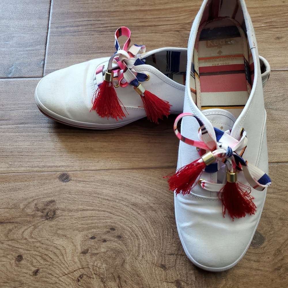 Keds White Kate Spade